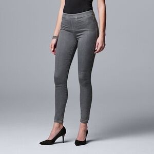 Simply Vera Wang Gray Jeggings